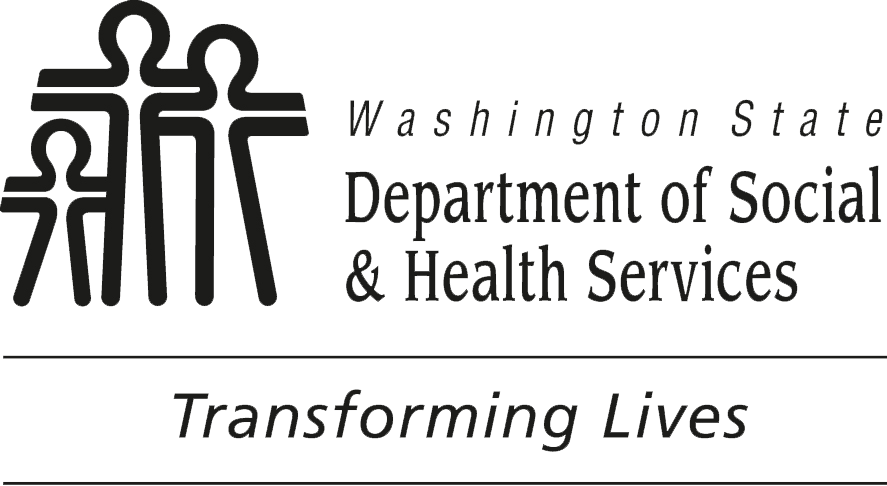 Image: Washington State DSHS Logo with transparent background................................